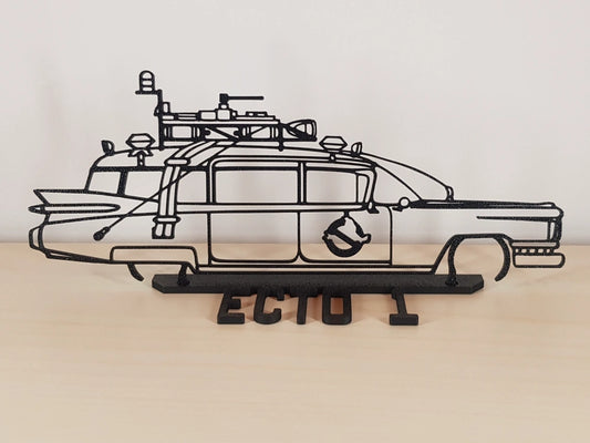 Ghostbusters ECTO-1 | Silueta con Base