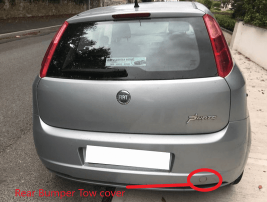 Fiat Punto (2012) Tapa Parachoques Trasero