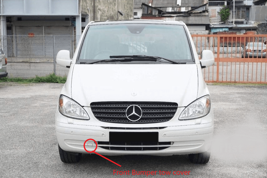 Mercedes-Benz Vito (2003-2014) Tapa Parachoques Delantero